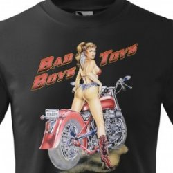 Motorkářské tričko Bad Boys Toys