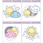 Přerov Dekorace okenní folie 33x33,5 cm, sluníčka / 6880 245327 – Hledejceny.cz