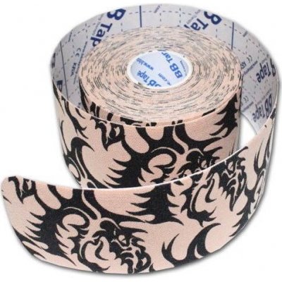 BB Tape Kineziologický tejp Tatto Fialová s designem tetování 5 cm x 5 m – Zbozi.Blesk.cz