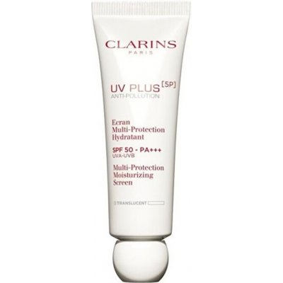 Clarins UV Plus 5P Multi-Protection Moisturizing Screen ochranný a hydratační pleťový fluid Rose SPF50 50 ml – Zboží Mobilmania