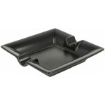 KRCZ Doutníkový popelník 2D keramický černý matný – Zboží Dáma