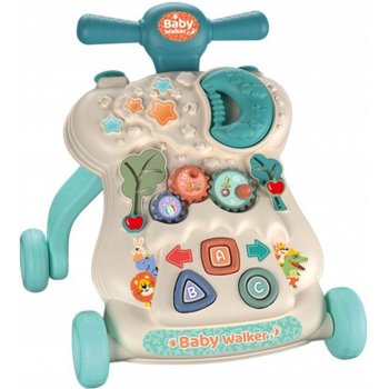 Tobbi Toys Multifunkční chodítko 3v1 modré