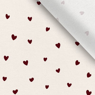 Takoy Úplet Takoy nebělený - malá bordó srdíčka – Sleviste.cz