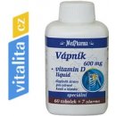 MedPharma Vápník 600 mg + Vitamín D3 67 tablet