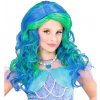Dětský karnevalový kostým Widmann modrozelená paruka