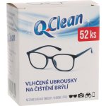 Q Clean Vlhčené ubrousky na čištění brýlí 52 ks – Zboží Dáma