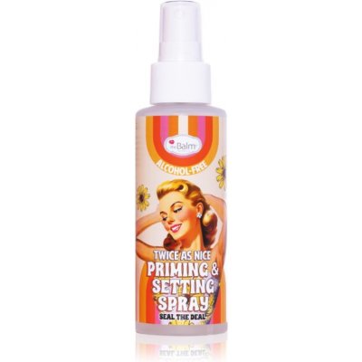 theBalm Twice as Nice Priming & Setting Spray fixační sprej na make-up 100 ml – Sleviste.cz
