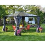 Palram Canopia Palermo 3,6 x 3,6 m antracit – Hledejceny.cz