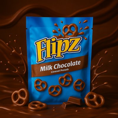 Flipz Milk Chocolate 90 g – Sleviste.cz