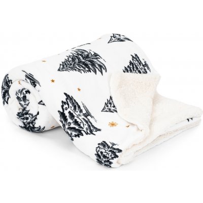 4Home Beránková deka Frosted Trees 150x200 – Zboží Dáma
