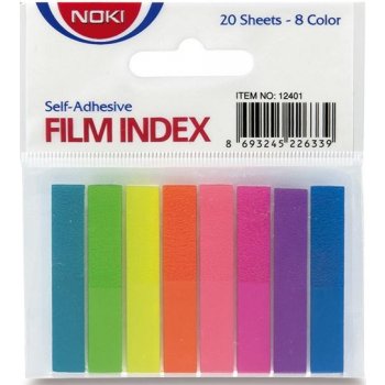 Samolepící záložky Film Index Noki - Sada 8 barev