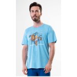 Boss pánské pyžamo krátké modré – Zboží Dáma