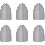 L-Style Shell Lock Ring plastové bílé 6ks – Zboží Dáma