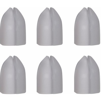 L-Style Shell Lock Ring plastové bílé 6ks – Zboží Dáma