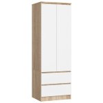 Ak furniture Star 60 cm sonoma/bílá – Zboží Dáma