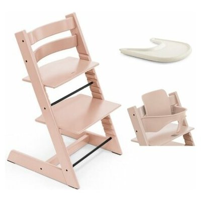 Stokke Tripp Trapp Set Baby set Pultík Serene Pink/Vanilla White – Zboží Dáma