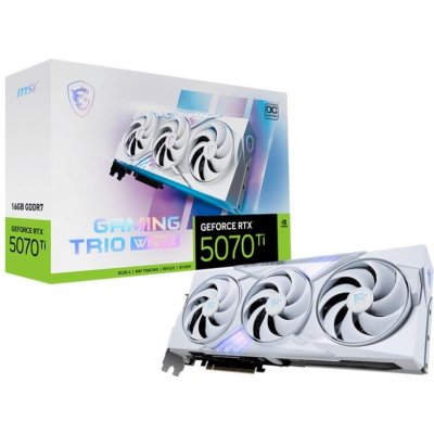 MSI GeForce RTX 5070 Ti 16G GAMING TRIO OC WHITE – Sleviste.cz