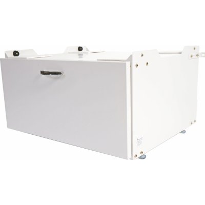 Mendler Spodní skříňka na pračku HWC-E50, soklová podnož, zásuvka 33x61x52cm bílá – Zboží Mobilmania
