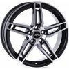 Alu kolo, lité kolo DBV 5DS 005 7x17 5x100 ET38 black polished