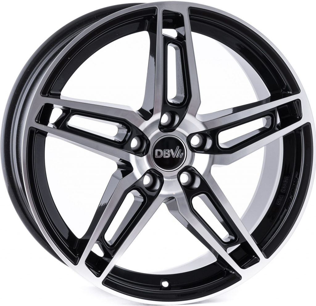 DBV 5DS 005 7x17 5x100 ET38 black polished