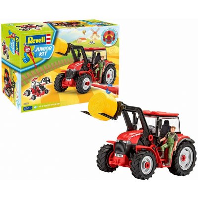 Revell Junior Kid 00815 Moderní traktor s farmářem 1:20