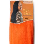 Super Braid 100% Jumbo Braid Kanekalon ORANGE – Zboží Dáma