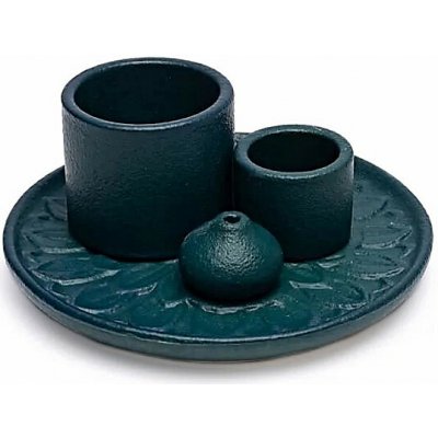 Nefertitis Keramický petrol stojánek pro palo santo, svazky a tyčinky NF58138 - cca 13 x 6 cm – Zboží Mobilmania