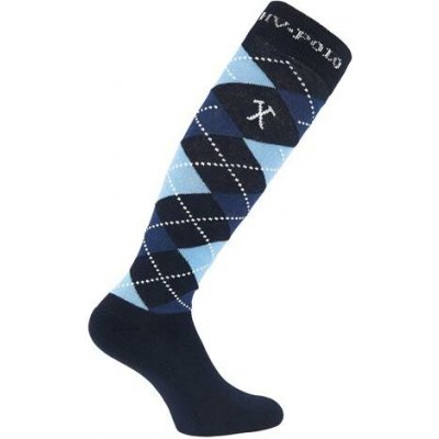 HV Polo Jezdecké podkolenky Argyle modré – Hledejceny.cz