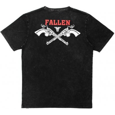 Fallen triko Revolver Tee Billy Marks Black Enzymatic Wash White – Hledejceny.cz