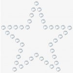 Preciosa Nažehlovací aplikace s českým křišťálem Preciosa, hvězda Simple Star – Zbozi.Blesk.cz