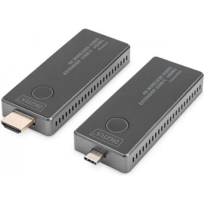 DIGITUS DS-55324 4K Wireless Video Extender Set, 30 m (USB-C - HDMI) DS-55324 – Zbozi.Blesk.cz