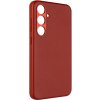 Pouzdro a kryt na mobilní telefon FIXED MagLeather s podporou MagSafe Samsung Galaxy S24+ červený FIXLM-1257-RD
