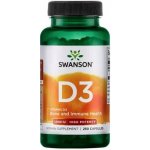 Swanson Vitamín D3 250 tobolek 5000iu + zdarma Vitamín D3 30 kapslí 1000iu – Hledejceny.cz