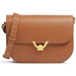 Coccinelle Dew kožená kabelka přes rameno hnědá – Zbozi.Blesk.cz