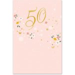Ditipo Blahopřání - K VÝROČÍ 50.tiny (růžové) H – Zboží Mobilmania