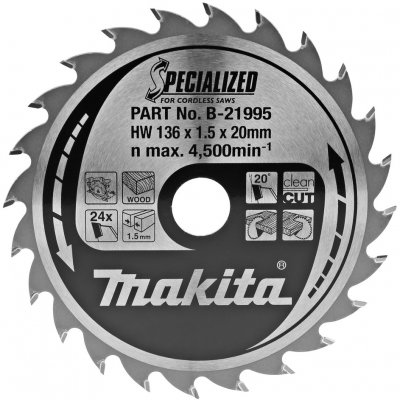 Makita B-16885 Pilový kotouč 85x15mm 20 zubů – Zboží Dáma