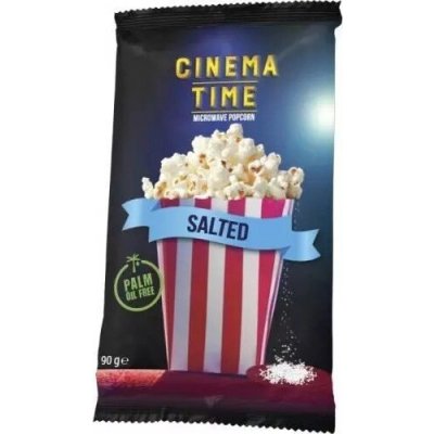 CinemaTime popcorn salted 90 g – Hledejceny.cz