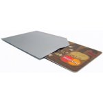 Cryptalloy stíněný ochranný obal pro bezkontaktní karty standard šedé – Zboží Mobilmania