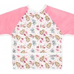 Bobánek bryndáček dlouhý rukáv růžová zvířátka – Zboží Dáma