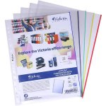 VICTORIA A4/50 mikronů, lesklé, s barevnými okraji - balení 25 ks – Zboží Dáma