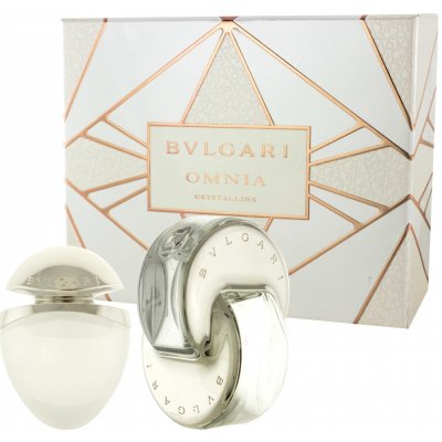 Bvlgari Omnia Crystalline EDT 65 ml + EDT 15 ml dárková sada – Zboží Mobilmania