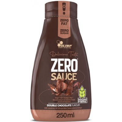 Olimp Zero Sauce Dvojitá Čokoláda 250 ml – Hledejceny.cz