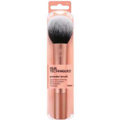 Real Techniques štětec na pudr a tvář syntetický Powder Brush18 cm – Zboží Dáma