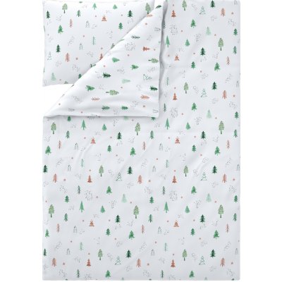 Livarno povlečení z jemného flanelu jedle zelená 140x200 70x90 – Zboží Dáma