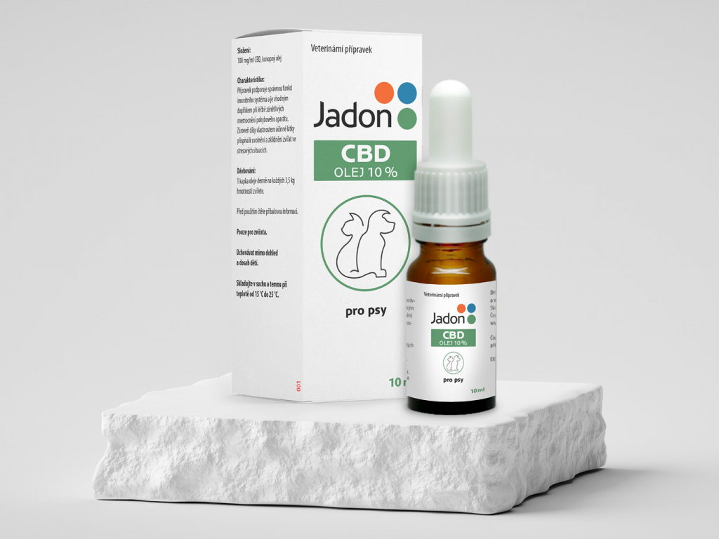 Jadon CBD olej pro psy 10% 10 ml