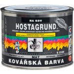 Barvy A Laky Hostivař Hostagrund 2v1 S2160 základní i vrchní barva na kov, 0950 kovářská černá, 375 ml – Sleviste.cz