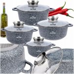 Zilner Sada hrnců hliníkové hrnce 8 dílů – Sleviste.cz