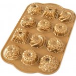 Nordic Ware Minibábovky plát s 12 formičkami zlatá 280 ml – Zboží Dáma