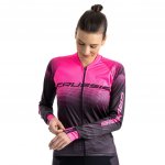 Crussis dlouhý rukáv černá/růžová dámský – Zboží Dáma