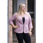 Magwa Krátké sako MAGDA Červená – Zboží Dáma